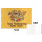 Happy Thanksgiving Disposable Paper Placemat - Front & Back