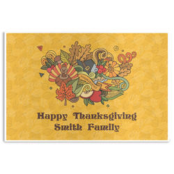 Happy Thanksgiving Disposable Paper Placemats (Personalized)