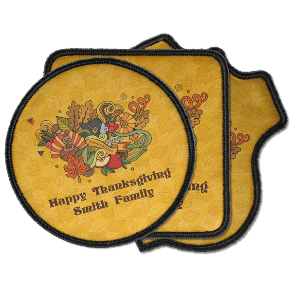 Custom Happy Thanksgiving Iron on Patches (Personalized)