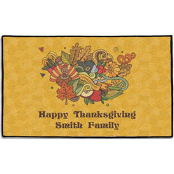 Happy Thanksgiving Door Mat - 60"x36" (Personalized)