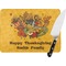 Happy Thanksgiving Personalized Glass Cutting Board