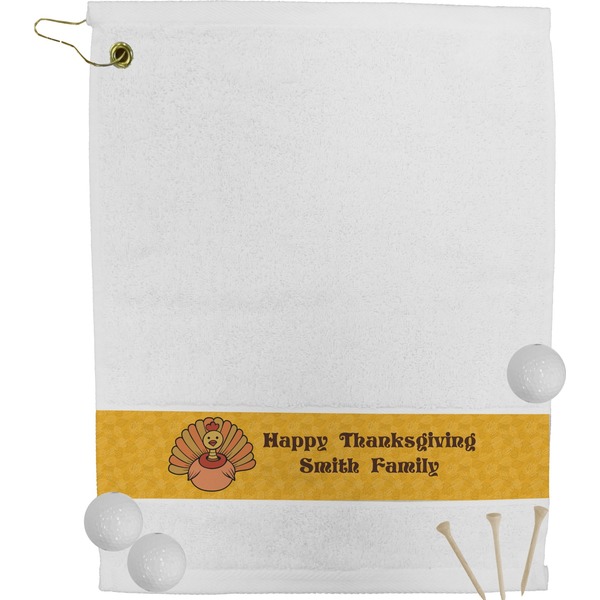 Custom Happy Thanksgiving Golf Bag Towel (Personalized)