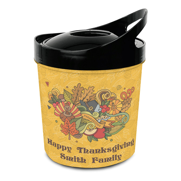 Custom Happy Thanksgiving Plastic Ice Bucket (Personalized)