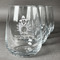 Happy Thanksgiving Stemless Wine Glasses (Set of 4) (Personalized)