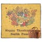 Happy Thanksgiving Outdoor Picnic Blanket (Personalized)