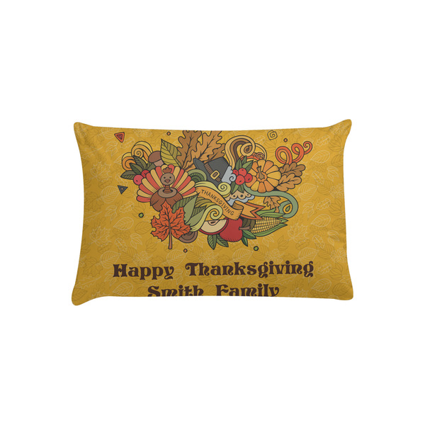 Custom Happy Thanksgiving Pillow Case - Toddler (Personalized)