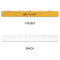 Happy Thanksgiving Plastic Ruler - 12" - APPROVAL