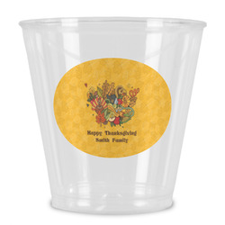 Happy Thanksgiving Plastic Shot Glass (Personalized)