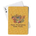 Happy Thanksgiving Playing Cards (Personalized)