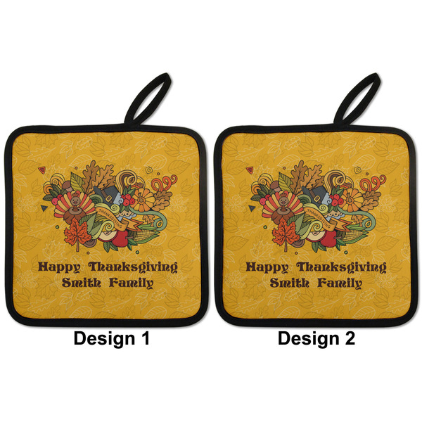 Happy Thanksgiving Pot Holders - Set of 2 APPROVAL