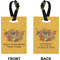 Happy Thanksgiving Rectangle Luggage Tag (Front + Back)