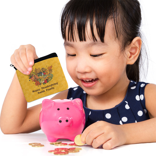 Happy Thanksgiving Rectangular Coin Purses - LIFESTYLE (child)