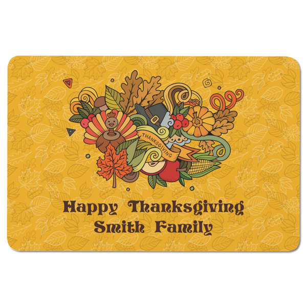 Happy Thanksgiving Rectangular Fridge Magnet - FRONT