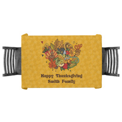 Happy Thanksgiving Tablecloth - 58"x58" (Personalized)