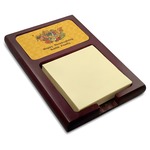 Happy Thanksgiving Red Mahogany Sticky Note Holder (Personalized)