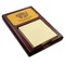 Happy Thanksgiving Red Mahogany Sticky Note Holder - Angle
