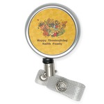 Happy Thanksgiving Retractable Badge Reel (Personalized)