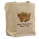 Happy Thanksgiving Reusable Cotton Grocery Bag - Single (Personalized)