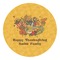 Happy Thanksgiving Round Decal - Medium (Personalized)