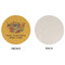 Happy Thanksgiving Round Linen Placemats - APPROVAL (single sided)