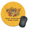 Happy Thanksgiving Round Mouse Pad