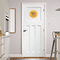 Happy Thanksgiving Round Wall Decal on Door