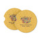 Happy Thanksgiving Sandstone Car Coasters - Set of 2 (Personalized)