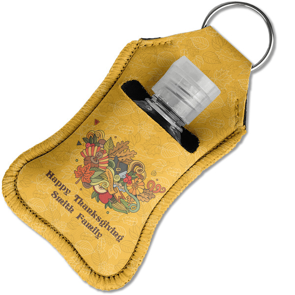 Happy Thanksgiving Sanitizer Holder Keychain - Small in Case