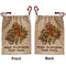 Happy Thanksgiving Santa Sack - Front & Back (Personalized)