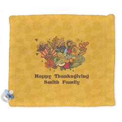Happy Thanksgiving Security Blanket - Single Sided (Personalized)