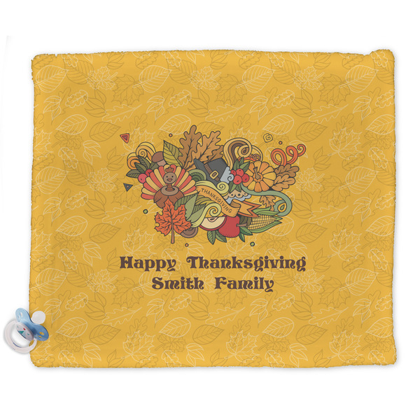 Custom Happy Thanksgiving Security Blanket (Personalized)