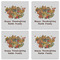 Happy Thanksgiving Set of 4 Sandstone Coasters - See All 4 View