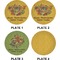 Happy Thanksgiving Set of Appetizer / Dessert Plates (Approval)