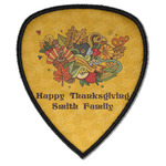 Happy Thanksgiving Iron on Shield Patch A w/ Name or Text