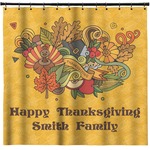 Happy Thanksgiving Shower Curtain - Custom Size (Personalized)