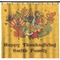 Happy Thanksgiving Shower Curtain (Personalized) (Non-Approval)