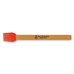 Happy Thanksgiving Silicone Brush - Red (Personalized)