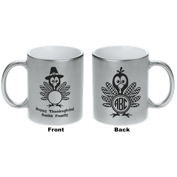 Happy Thanksgiving Silver Mug - Approval