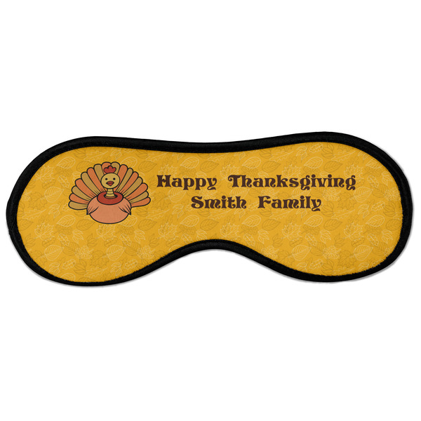 Custom Happy Thanksgiving Sleeping Eye Masks - Large (Personalized)