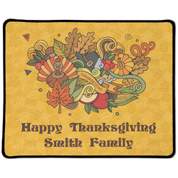 Happy Thanksgiving Large Gaming Mouse Pad - 12.5" x 10" (Personalized)
