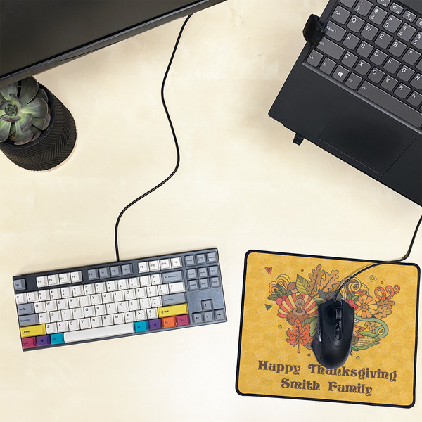 Happy Thanksgiving Small Gaming Mats - LIFESTYLE