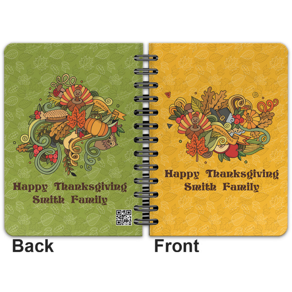 Happy Thanksgiving Spiral Journal 5 x 7 - Apvl