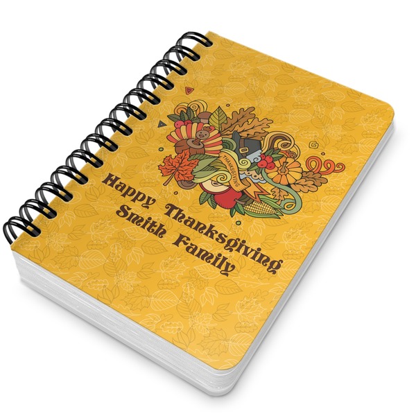 Happy Thanksgiving Spiral Journal 5 x 7 - Main