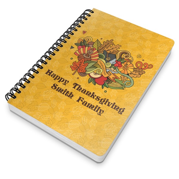 Happy Thanksgiving Spiral Journal 7 x 10 - Main