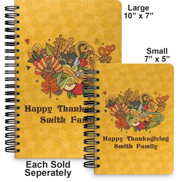 Happy Thanksgiving Spiral Journal - Comparison