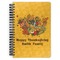 Happy Thanksgiving Spiral Notebook - 7x10 w/ Name or Text