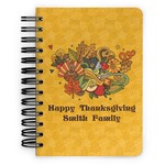 Happy Thanksgiving Spiral Notebook - 5x7 w/ Name or Text