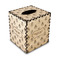 Happy Thanksgiving Wood Tissue Box Cover - Square (Personalized)