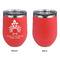 Happy Thanksgiving Stainless Wine Tumblers - Coral - Single Sided - Approval