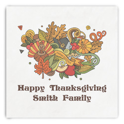 Happy Thanksgiving Paper Dinner Napkins (Personalized)